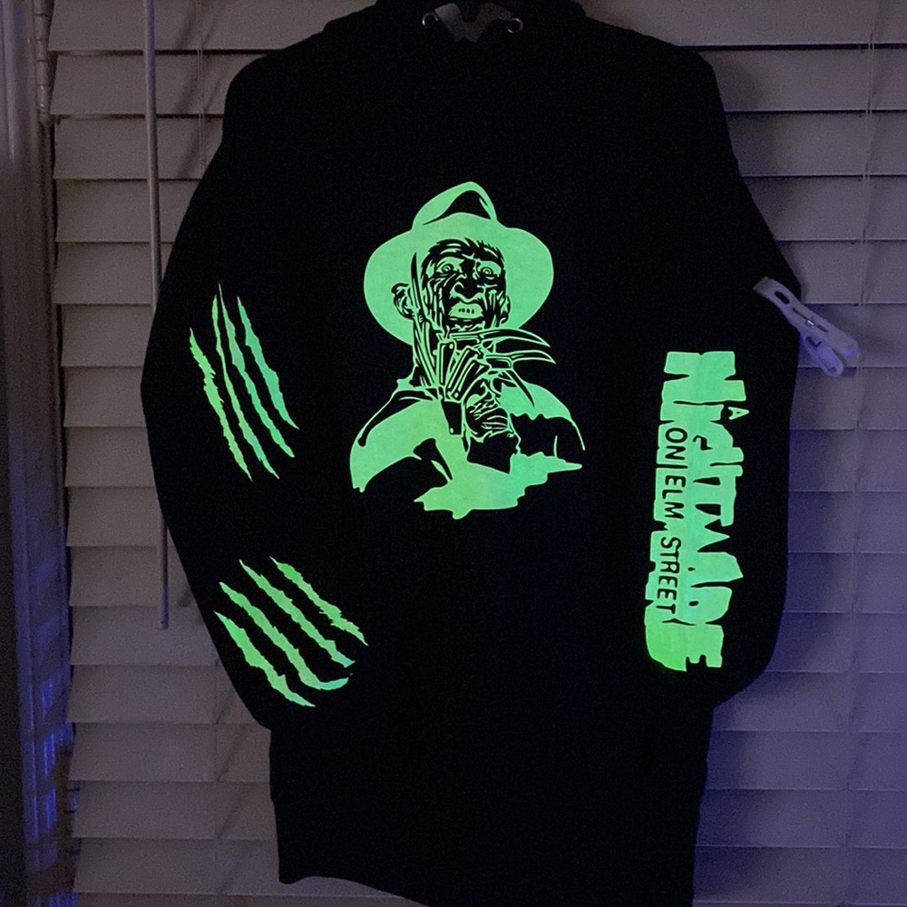 Freddy Krueger Glow in the Dark Pullover Sweater
